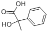 (±)-2-phenyllactic acid Struktur