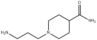 1-(3-アミノプロピル)-4-ピペリジンカルボキサミド 化学構造式