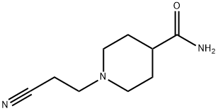 1-(2-CYANOETHYL)PIPERIDINE-4-CARBOXAMIDE Structure