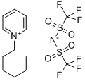 N-己基吡啶双三氟甲磺酰亚胺盐 结构式