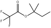 Acetic acid, 2,2,2-trifluoro-, 1,1-diMethylpropyl ester Struktur