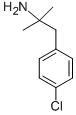 4-クロロ-α,α-ジメチルベンゼンエタンアミン 化学構造式