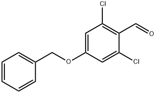 4-(Benzyloxy)-2,6-dichlorobenzaldehyde 结构式