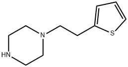1-(2-噻吩-2-YL-乙基)哌嗪 结构式