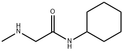 N-cyclohexyl-2-(methylamino)acetamide Structure