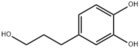 4-(3-HYDROXY-PROPYL)-BENZENE-1,2-DIOL Struktur