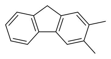 9H-FLUORENE,2,3-DIMETHYL- Structure