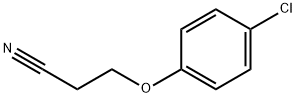 3-(4-氯苯氧基)丙腈 结构式