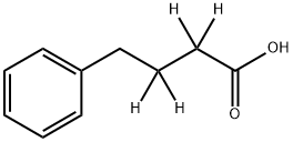 4‐フェニル酪酸‐2,2,3,3‐D4 化学構造式