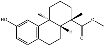 12-Hydroxypodocarpa-8,11,13-trien-19-oic acid methyl ester Struktur