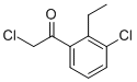 Ethanone, 2-chloro-1-(3-chloro-2-ethylphenyl)- (9CI) 结构式
