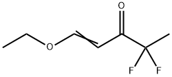 1-Penten-3-one,  1-ethoxy-4,4-difluoro- Structure