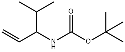 Carbamic acid, [1-(1-methylethyl)-2-propenyl]-, 1,1-dimethylethyl ester (9CI) Structure