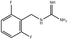 1-(2,6-二氟苄基)胍 结构式