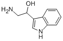 2-amino-1-(1H-indol-3-yl)ethanol Struktur