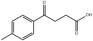 4-(4-メチルフェニル)-4-オキソ酪酸 化学構造式