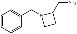 1-苄基-2-氮杂环丁烷甲胺 结构式