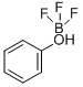 三フッ化ホウ素フェノ-ル 化学構造式