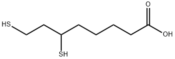 (+/-)-二氢硫辛酸, 462-20-4, 结构式