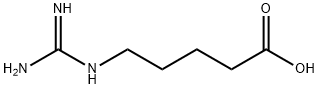 5-胍基戊酸, 462-93-1, 结构式
