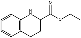 1,2,3,4-TETRAHYDRO-QUINOLINE-2-CARBOXYLIC ACID ETHYL ESTER Structure