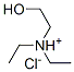 N,N-Diethylethanolammonium chloride Structure
