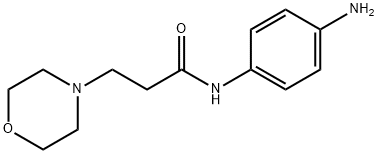 N-(4-氨基苯基)-3-吗啉基丙酰胺, 462068-45-7, 结构式
