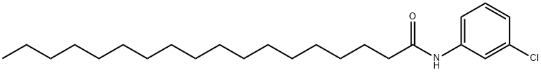 OctadecanaMide, N-(3-chlorophenyl)- 结构式