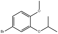 4-ブロモ-2-イソプロポキシ-1-メトキシベンゼン 化学構造式