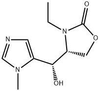 2-Oxazolidinone,3-ethyl-4-[(S)-hydroxy(1-methyl-1H-imidazol-5-yl)methyl]-,(4R)-(9CI)|