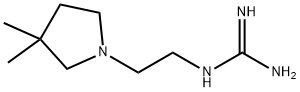 1-[2-(3,3-Dimethylpyrrolizino)ethyl]guanidine 结构式
