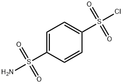 4-(アミノスルホニル)ベンゼンスルホニルクロリド 化学構造式