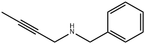 N-苄基丁基-2-炔-1-胺 结构式