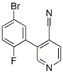 4-피리딘카르보니트릴,3-(5-브로모-2-플루오로페닐)-