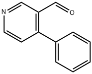 4-苯基吡啶-3-羧醛, 46268-56-8, 结构式