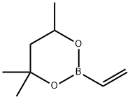 4,4,6-三甲基-2-乙烯基-1,3,2-二氧杂硼烷 结构式