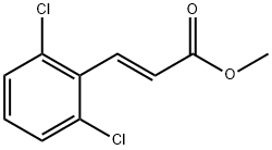 (E)-methyl 3-(2,6-dichlorophenyl)acrylate Structure