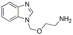 Ethanamine, 2-(1H-benzimidazol-1-ylmethoxy)- (9CI) Structure