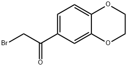 2-BROMO-1-(2,3-DIHYDRO-1,4-BENZODIOXIN-6-YL)ETHAN-1-ONE Struktur
