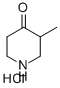 3-メチルピペリジン-4-オン塩酸塩 化学構造式
