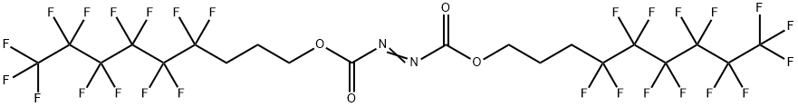 BIS(1H,1H,2H,2H,3H,3H-PERFLUORONONYL) AZODICARBOXYLATE Structure