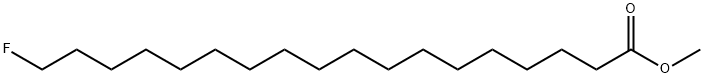 18-Fluorooctadecanoic acid methyl ester Struktur