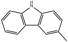 3-甲基-9H-咔唑, 4630-20-0, 结构式