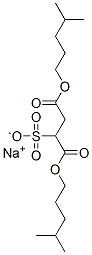 sodium 1,4-diisohexyl sulphonatosuccinate Structure