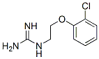 1-[2-(o-Chlorophenoxy)ethyl]guanidine Structure