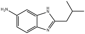2-ISOBUTYL-1H-BENZOIMIDAZOL-5-YLAMINE Structure