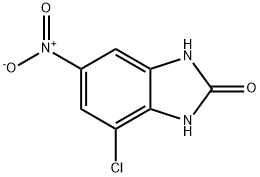 4-氯-6-硝基-1氢-苯并咪唑-2-酮, 463315-69-7, 结构式