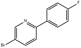 5-溴-2-(4-氟苯基)吡啶 结构式