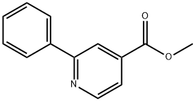 2-苯基-4-吡啶羧酸甲酯 结构式