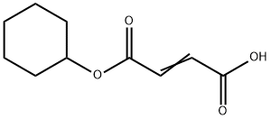 cyclohexyl hydrogen -2-butenedioate Structure